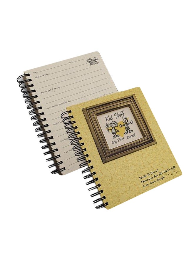 Journals Unlimited - Kid Stuff My First Journal Notebook Yellow - Image 1