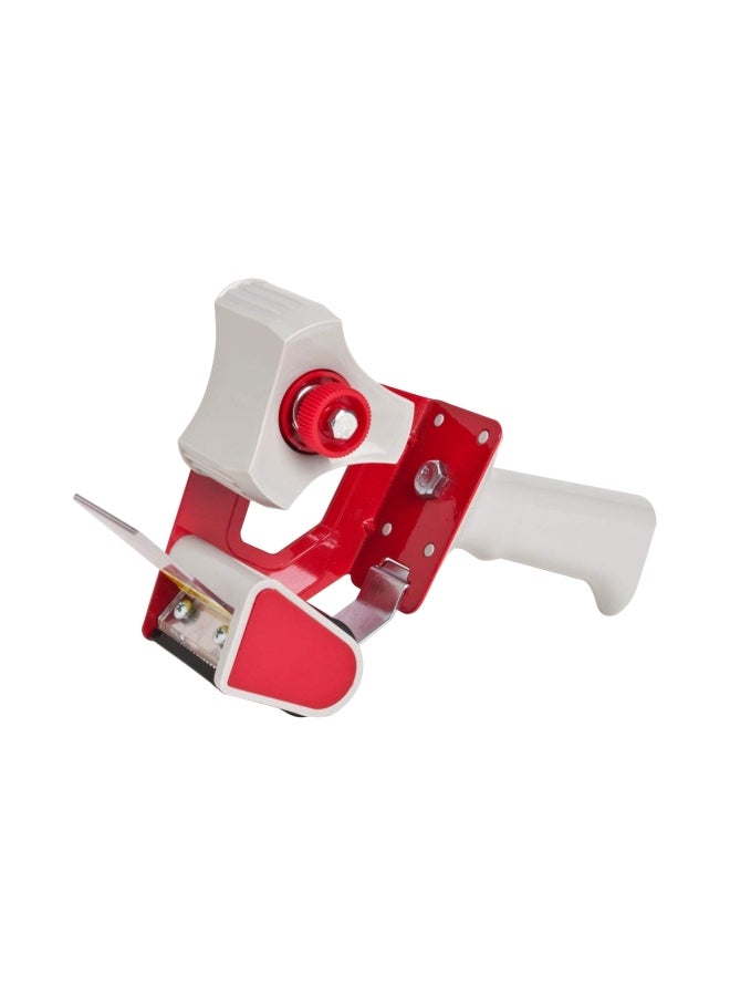 سباركو موزع شريط لاصق محمول باليد أحمر/أبيض