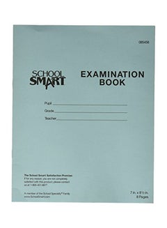 School Smart 100-Piece Examination Book Blue  - Image 1