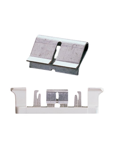50-Piece Bridging Clip Set Silver