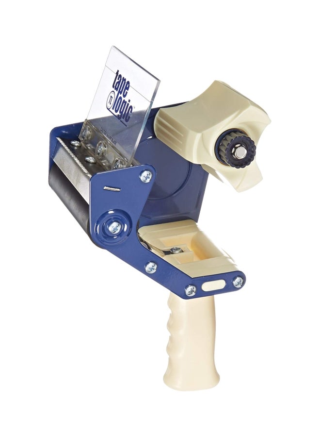 أفيديتي موزع شريط لاصق لإغلاق علب الكرتون أزرق/ أبيض