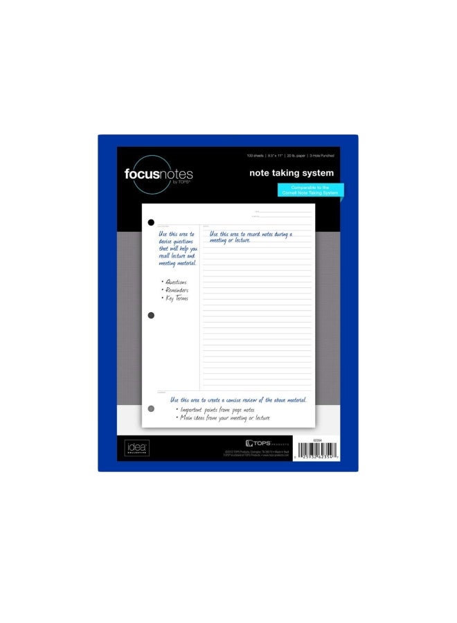 TOPS - 100-Piece Note Taking System Filler Paper Set - Image 1
