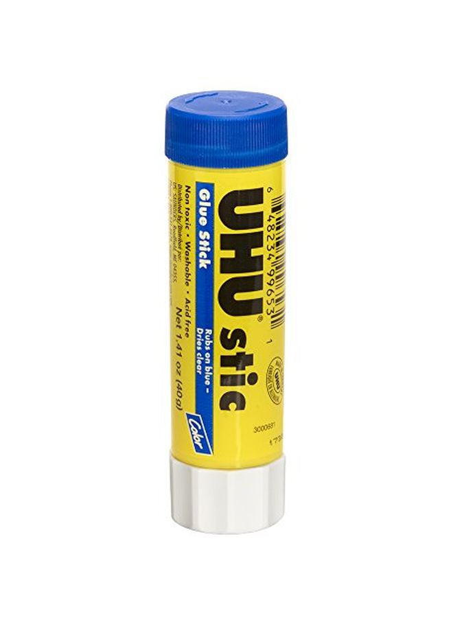 UHU 12-Piece Colored Glue Stick Set Blue/Yellow/Black - Image 2