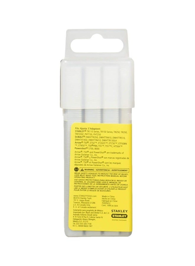 Stanley 2000-Piece Sharpshooter Staple Set Yellow/Black/Beige  - Image 2