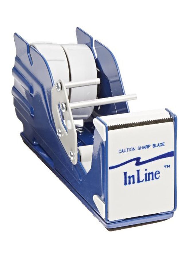 Multi Roll Table Top Tape Dispenser Blue/Silver/Red