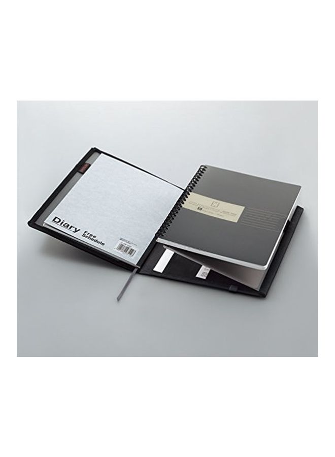 Ifusion 40-Sheet B5 Refillable Semi Notebook Black/White  - Image 2