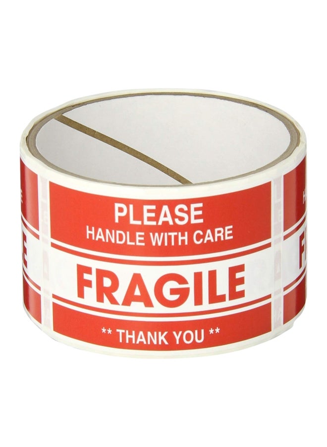 50-Piece Thank You Label White