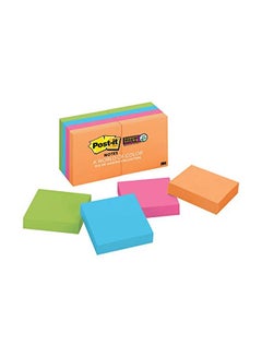 Post It 8-Piece Sticky Note Set Green/Pink/Orange  - Image 4