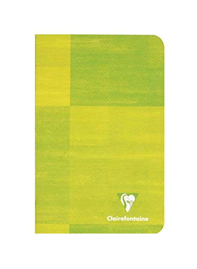 Clairefontaine Classic Staple Bound Ruled Notebook Green 