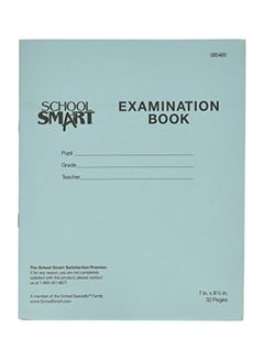 School Smart 50-Piece Examination Book Blue 