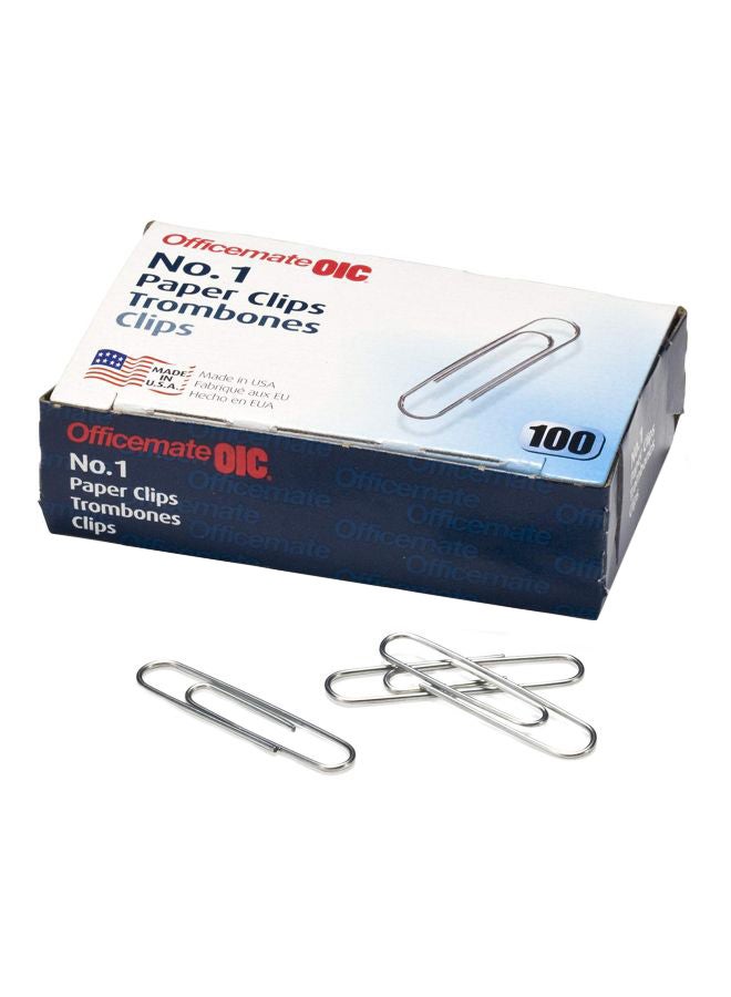 1000-Piece Paper Clip Set Silver - v1552923851/N22190040A_1