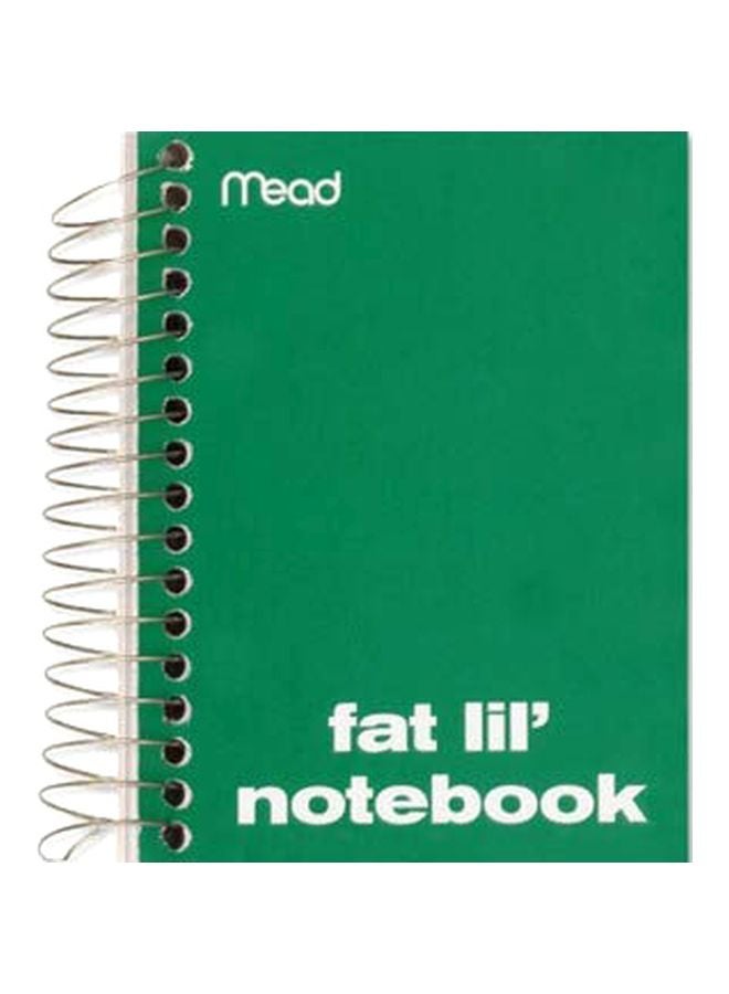 دفتر ملاحظات عصري عليه عبارة Fat Lil أخضر
