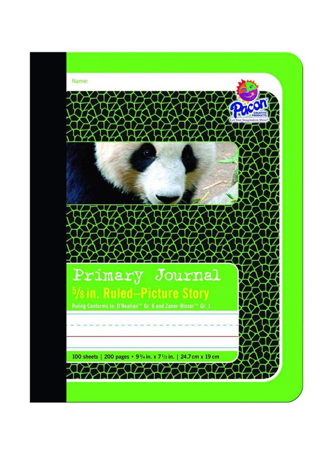 Pacon - 100-Sheet Primary Composition Notebook White - Image 1