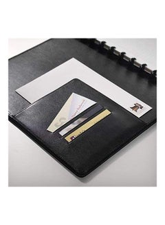 Staples Customizable Leather Notebook Black  - Image 4