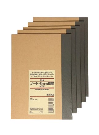 5-Piece A6 Ruled Notebook Multicolour - v1552923881/N22190171A_1