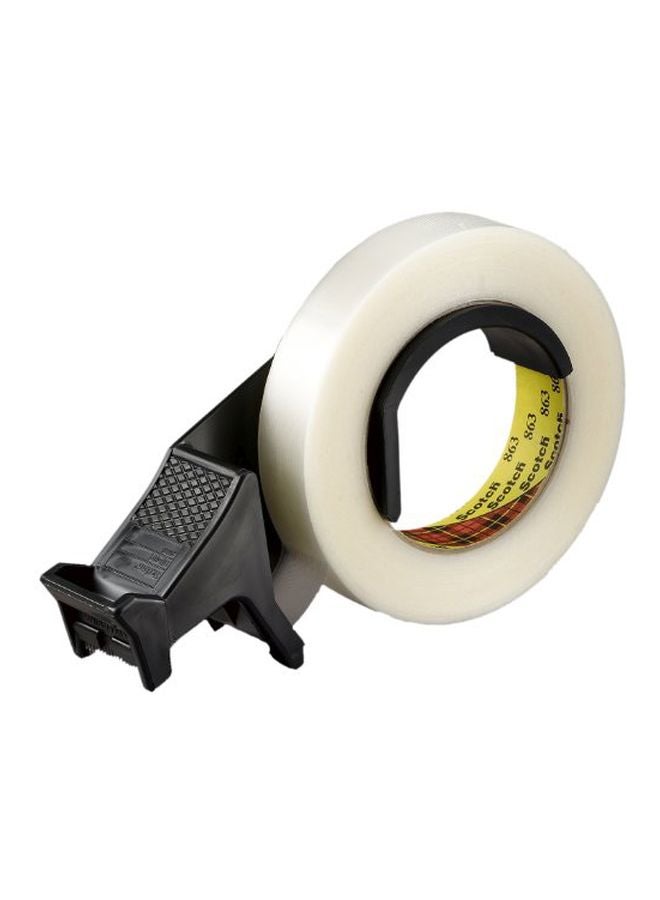 Hand Held Filament Tape Dispenser Black