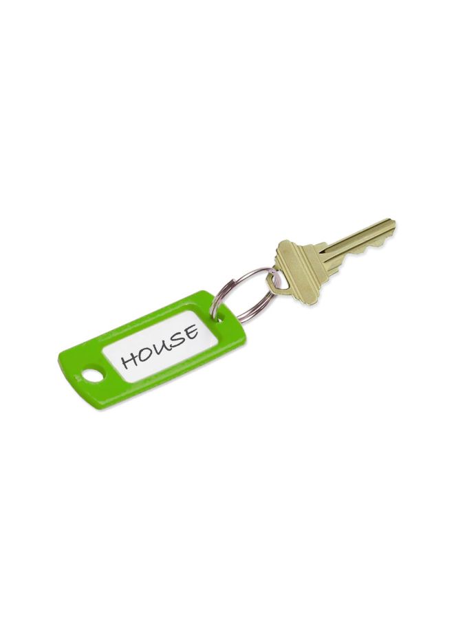 50-Piece Key Tag With Ring Green - v1552923902/N22190100A_2