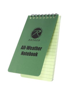 ROTHCO All Weather Waterproof Notebook Green 