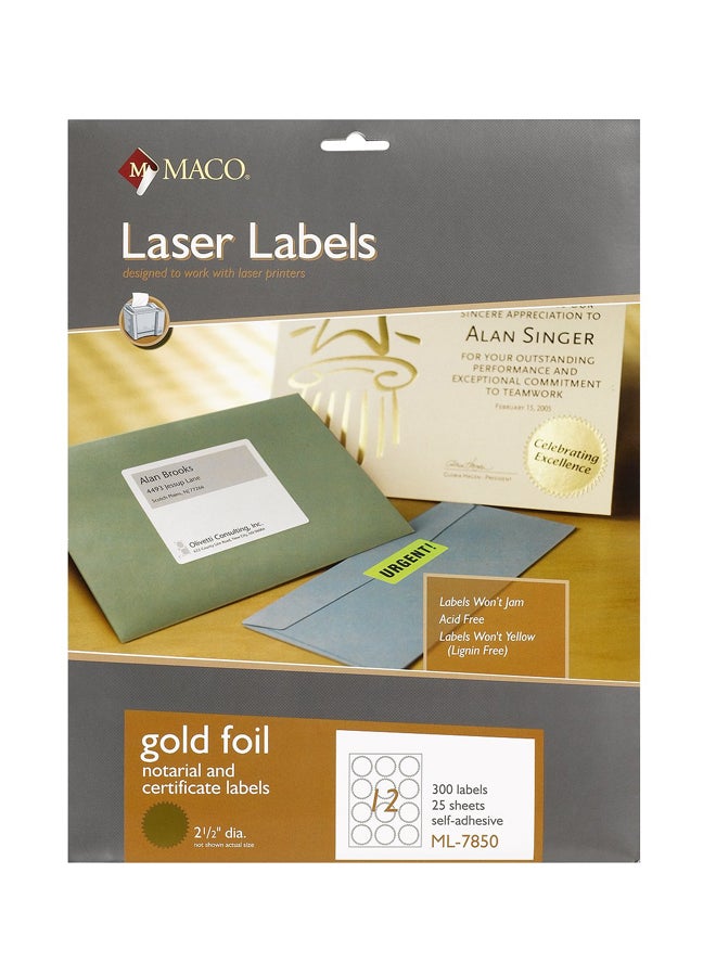 3600-Piece Laser Labels Gold - v1552923924/N22190400A_1