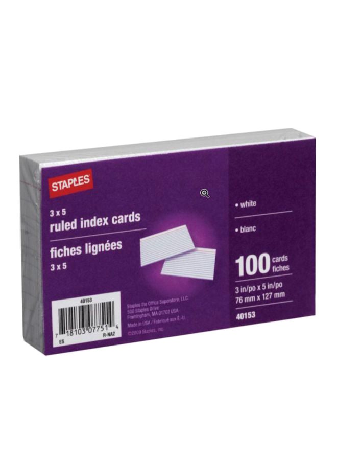 Pack Of 2 Ruled Index Card - v1552923925/N22189937A_1