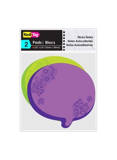 2-Piece Thought Bubble Stickey Note Green/Purple - v1552923925/N22189982A_3