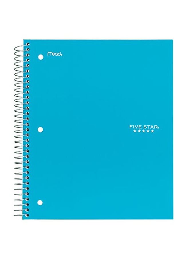 Five Star - 3-Piece Spiral Notebooks Teal/Lime/BerryPink - Image 1