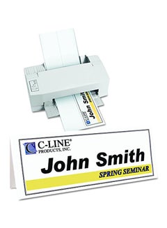 C-Line 50-Piece Large Name Tent Card Set  - Image 4