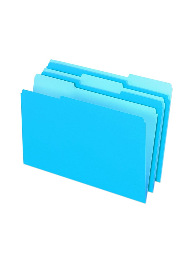 Pendaflex 100-Piece Interior File Folders Blue - Image 1