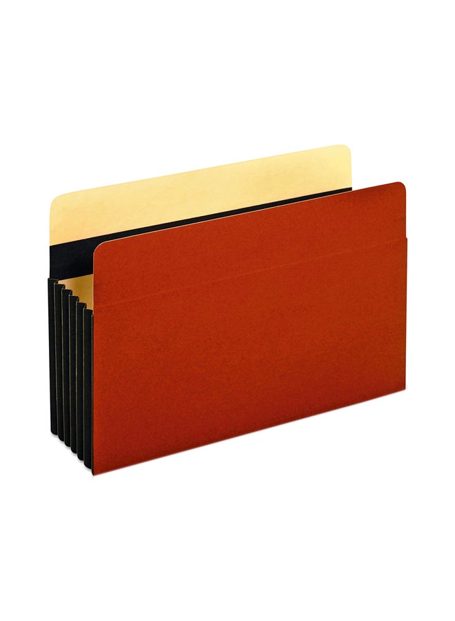 Globe Weis 10-Piece Expansion File Pocket Set Brown