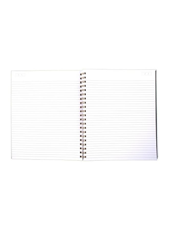 Cambridge 80-Sheet Hardcover Business Notebook Gold/White - Image 3