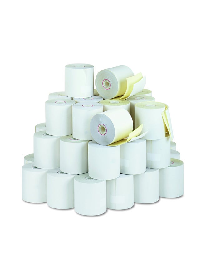 PM Company 50-Carbonless Duplicate Cash Register Rolls  - Image 1