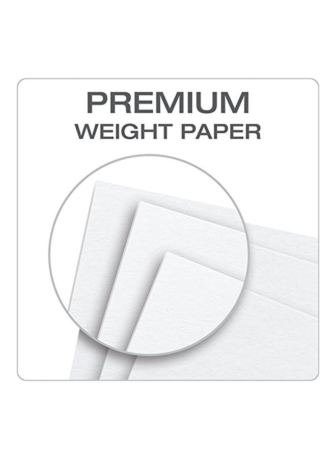 Oxford 100-Piece Blank Index Card Set White  - Image 4