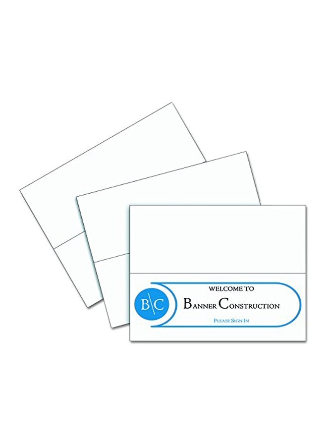 C-Line 50-Piece Large Name Tent Card Set  - Image 3