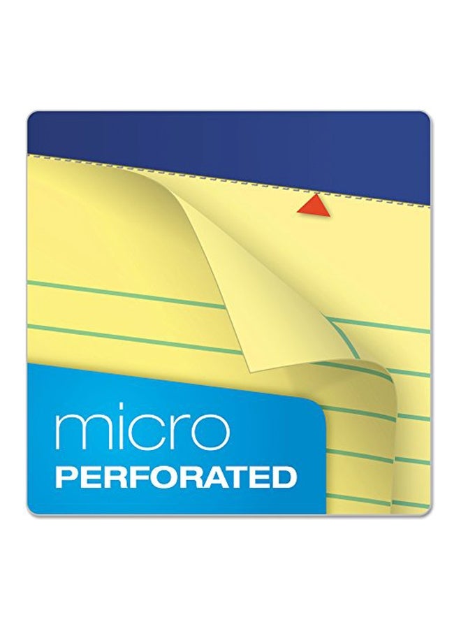 Ampad 12-Piece Perforated Writing Pad Yellow - Image 3