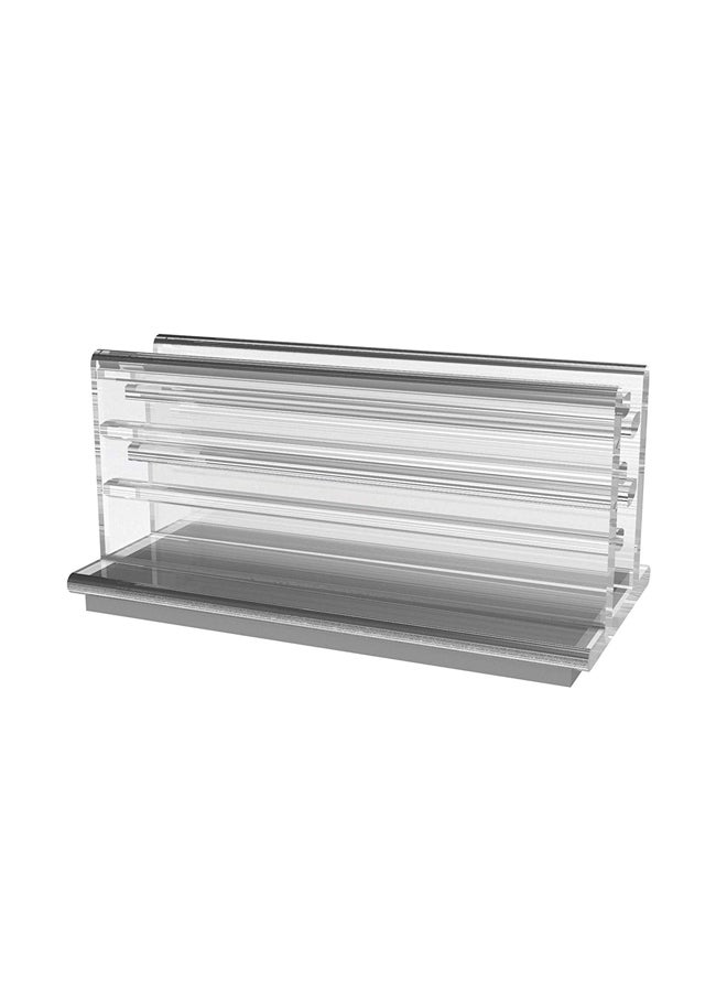 Deflecto - 50-Piece Sign Holder with Adhesive Clear - Image 1