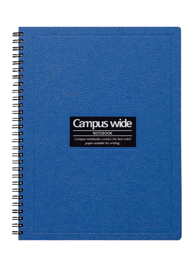 B5 Campus Wide Twin Ring Notebook Blue/Black - v1552924029/N22190598A_1