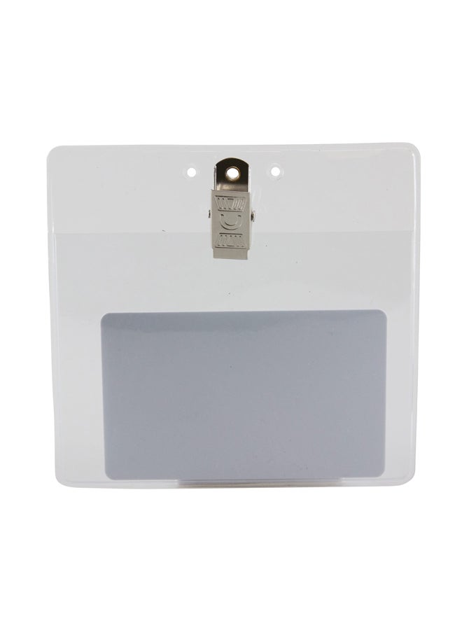 سيكوريكس حاملات للشارات بحجم قياسي من 50 قطعة شفاف - Image 1