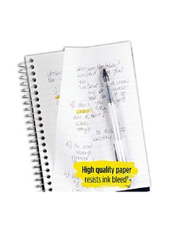 Five Star Ruled Paper Notebook Black/White  - Image 3