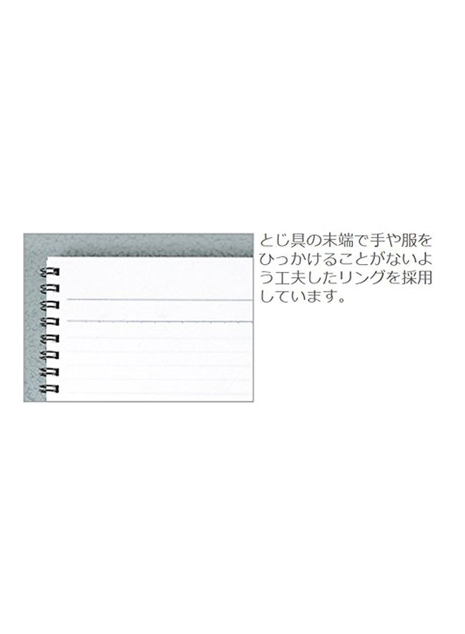 Kokuyo Co., Ltd. B5 Campus Wide Twin Ring Notebook Blue/Black - Image 3