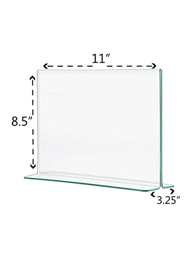 Deflect-O Premium Sign Holder Clear - Image 3