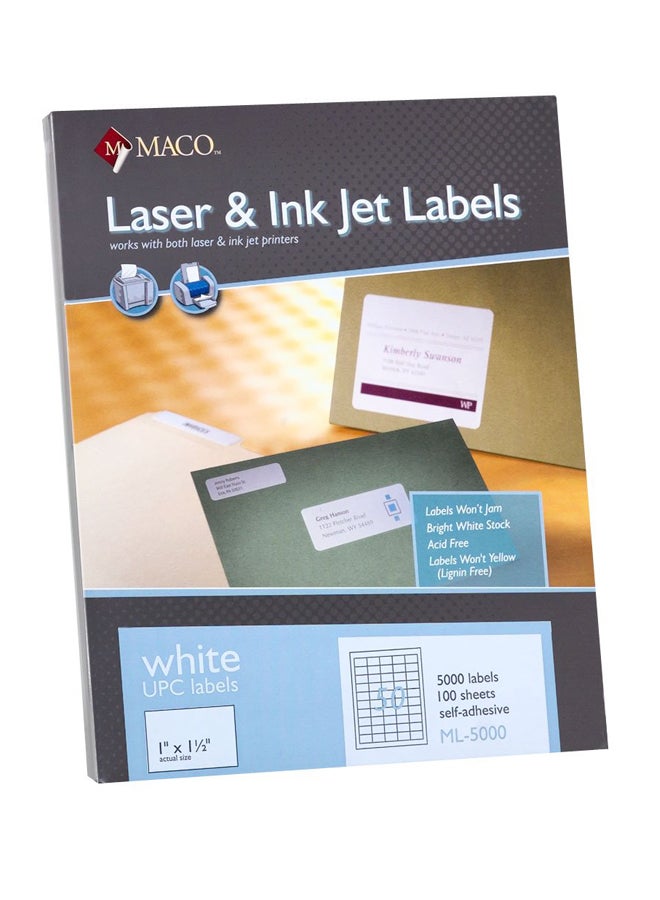 250000-Piece Laser And Inkjet Labels White - v1552924050/N22190404A_1