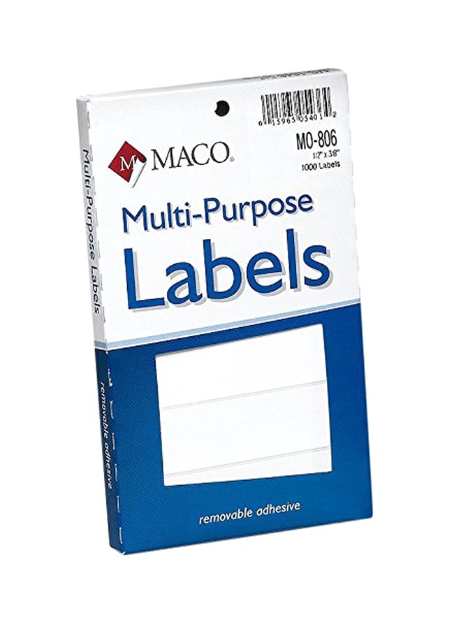 1000-Piece Multi-Purpose Labels White - v1552924059/N22190688A_1