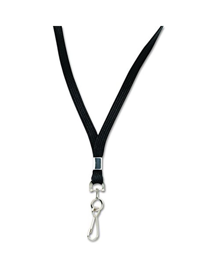 أدفانتوس 24 قطعة من حزام حامل الشارات أسود/فضي - Image 2