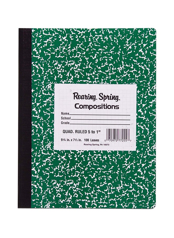 رورينج سبرينج كتاب تكوين بغلاف مقوى أبيض - Image 1