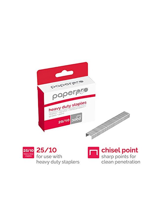 PaperPro 3000-Piece Heavy Duty Staples Silver  - Image 3
