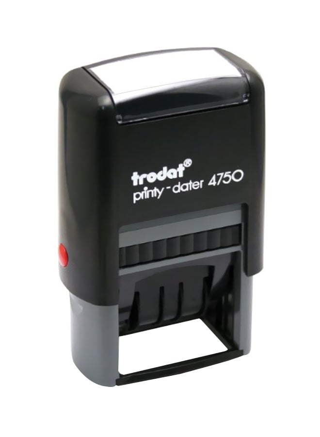 ترودات ختم طوابع ذاتي التحبير 5-في-1 برنتي ديتر أسود/أبيض - Image 1