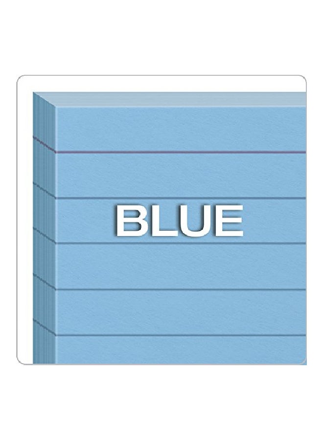 Oxford 100-Piece Colored Index Card Set Blue  - Image 3
