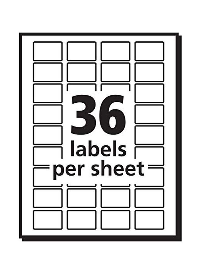 1008-Piece Multipurpose Labels White/Black - v1552924156/N22191053A_4