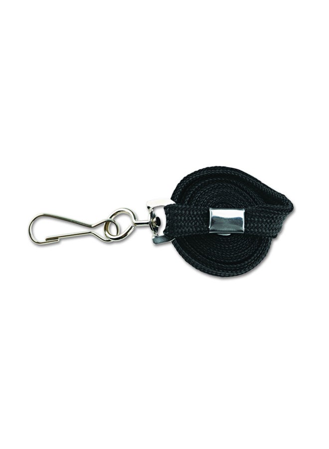 أدفانتوس 24 قطعة من حزام حامل الشارات أسود/فضي - Image 1