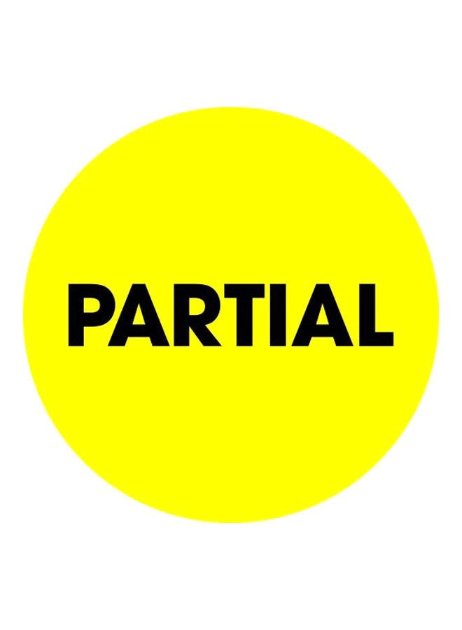 Tape Logic 500-Piece Partial Printed Label Roll Yellow/Black